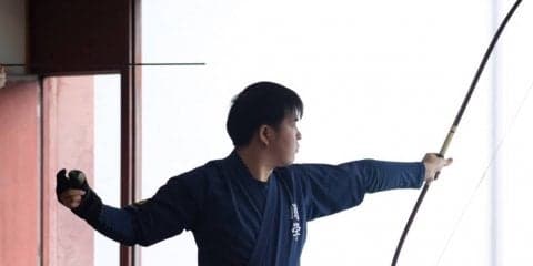 【弓道部男子】 大産大に敗北し、２部降格