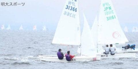 課題と収穫残る　スナイプ級15位／全日本学生選手権