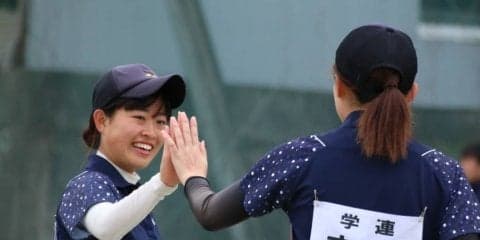 【ソフトテニス部女子】法大、明大にストレート勝ちし、秋季六大学戦優勝！