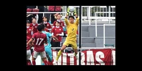ＧＫ小島がＵ２１日本代表のＵＡＥ遠征メンバーに選出