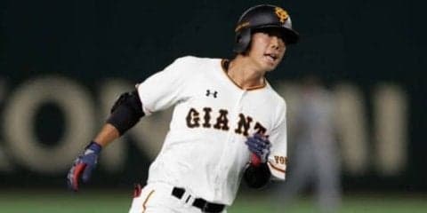 巨人松原、ランニング弾含む2安打3打点　「原監督の言葉通りに」猛アピール