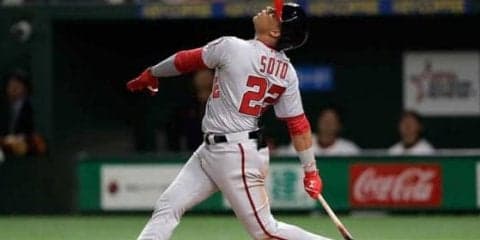 MLB選抜マッティングリー監督、ソトの天井直撃打に「ラッキーな二塁打だった」