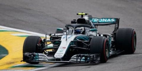 【F1 ブラジルGP】フリー走行はボッタスがトップタイム、トップ7が1秒以内の大接戦