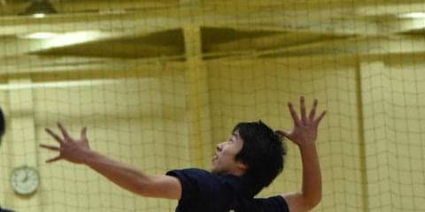 【バレーボール部】 Ｂチームも出場し、関カレ予選リーグ突破