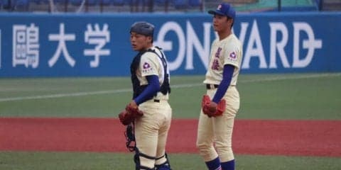 奥川恭伸と山瀬慎之助、中学日本一バッテリーが神宮制覇に王手をかける【明治神宮大会 準決勝　星稜－高松商】
