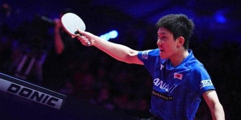 張本智和 吉村真晴を破り2回戦進出！早くも水谷隼とのエース対決＜卓球・オーストリアOP＞