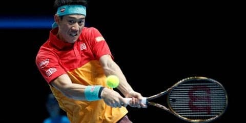 錦織「レベルを上げる必要がある」。第3戦で決勝T進出の望みかけ、過去3勝1敗のティームと対戦[Nitto ATPファイナルズ]