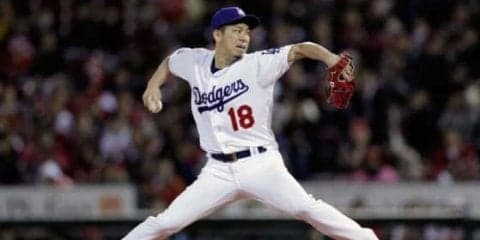 前田健太が着用、新井氏“自虐Tシャツ”にMLB公式も注目「キツイよ、ケンタ」