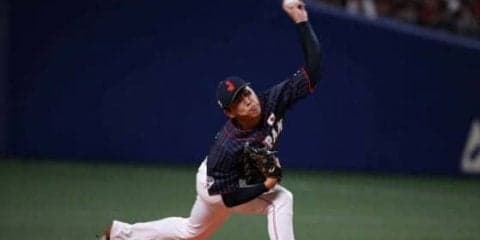 【日米野球】侍J笠原が本拠地で好投！　5回途中を4安打4K無失点　カーブでMLB打線を翻弄