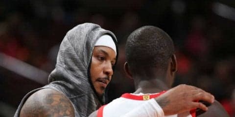 ロケッツGMがカーメロの退団を認める「思い描いた通りにならなかった」