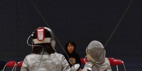 【フェンシング部】 田中が本戦で１回戦突破！