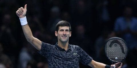 【11/16試合結果】ジョコビッチ、グループステージ全勝で決勝Tへ。21歳ズベレフは初の決勝T進出[Nitto ATPファイナルズ]