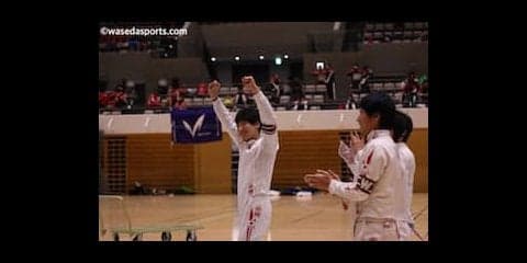 男子エペ団体、悲願の関カレ優勝！