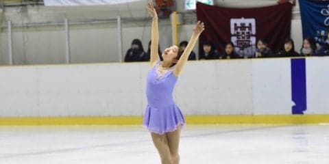 【スケート部フィギュア部門】 女子４級で本橋が優勝！