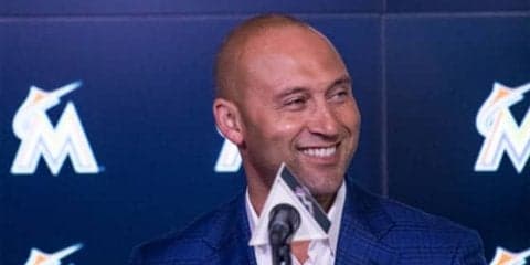 【MLB】マーリンズ新ロゴ披露でジーターCEOが来季に自信　「新しい始まり」