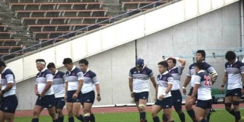 【ラグビー部】 京産大に０－５２で連敗を喫する
