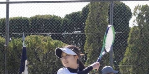 【ソフトテニス部女子】　関大に完敗し、悔しさ残る２位