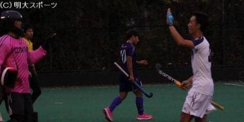 粘守実らず山梨学大にＳO戦で負け　準優勝で閉幕／関東学生秋季1部リーグ戦