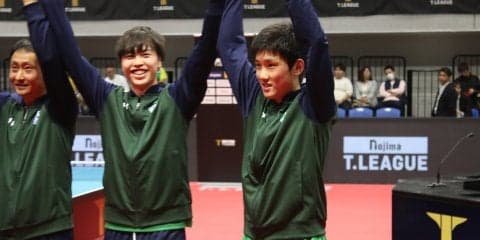【卓球・Tリーグ】KM東京初のホームは“マイティー戦”　最後に決めた“ハリパンチ”＜11/17KM東京vs彩たま＞