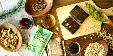 高たんぱく低脂質。昆虫由来の「コオロギプロテインバー」登場