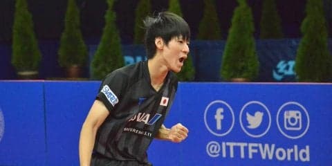 【卓球】インハイ王者・戸上、第1シード破り準優勝＜男子ベラルーシOP＞