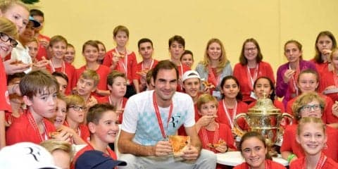 フェデラーはボールキッズには「常に敬意を払いたい」と語る