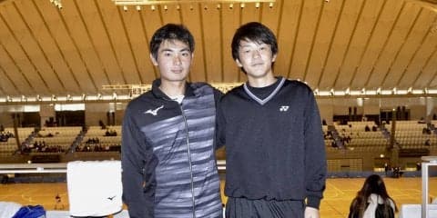 【ソフトテニス部男子】気迫のプレー見せるも、吉信・浦東ペア全日本インドア予選敗退