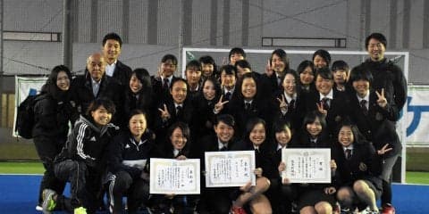 【陸上ホッケー部女子】 ４年生の２得点で逆転！ ２季ぶり関西３位