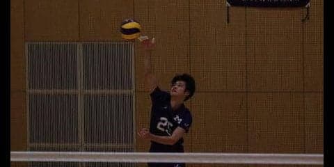 大体大にストレート勝ち　３回戦進出／全日本大学男子選手権