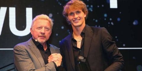 最終戦優勝のズベレフを、ボリス・ベッカーが称える。「テニス界の新しいスーパースター」