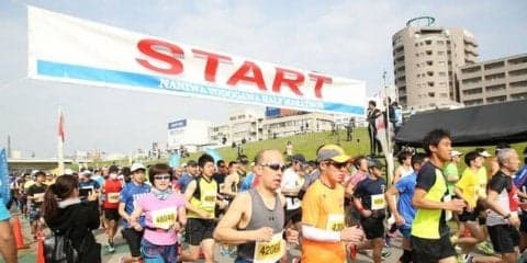 春の淀川沿いを走る「なにわ淀川フルマラソン＆なにわ淀川ハーフマラソン」開催