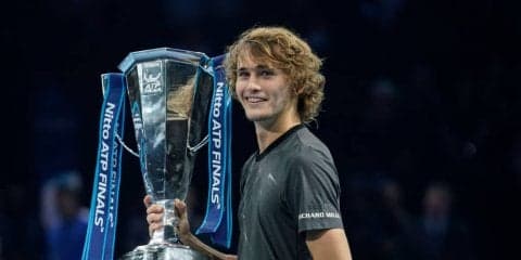 若手No.1候補ズベレフの2018年。ツアー最終戦を含め、4個のタイトル獲得も「来年は今年よりも良いプレーを」【男子トップ10の今シーズン】