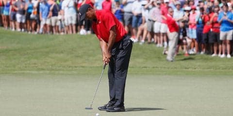 タイガーは「勝利の予感」を感じていた？ポイントは短いパッティング