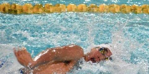 【水上競技部競泳パート】　４００㍍フリーリレーで大会新！