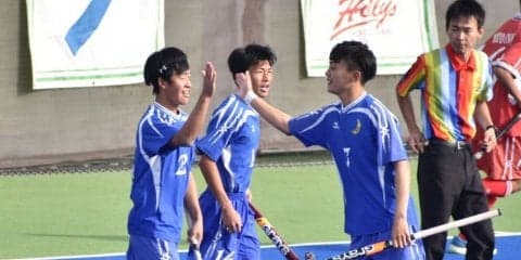 【陸上ホッケー部男子】　京大に勝利し、あすの５位決定戦へ
