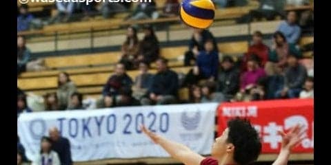 競り合いで見せた強さ　明大をストレートで破り決勝進出を決める！