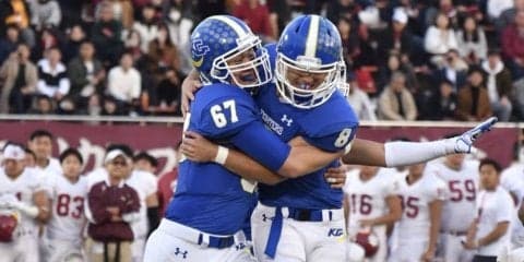 【アメリカンフットボール部】 歴史的大逆転！試合終了と同時に甲子園ボウル出場を決めた！