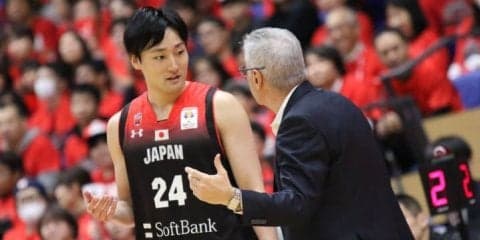 ポイントガードを務めた田中大貴、堅守からの速攻で日本代表を逆転勝利へと導く