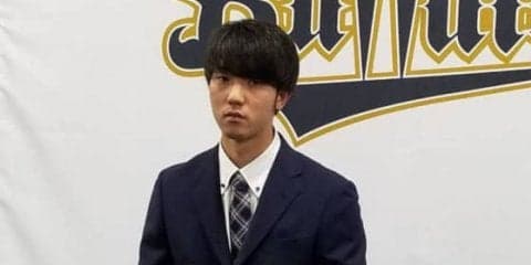 オリ、ドラ1田嶋は500万円増の2000万円　長期離脱に「先がみえなかった」