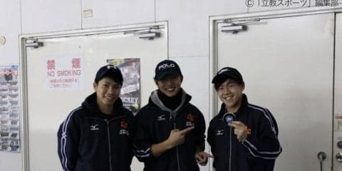 【アイスホッケー部】競技歴１年半の佐山が人生初ゴール「今までで一番いい日」