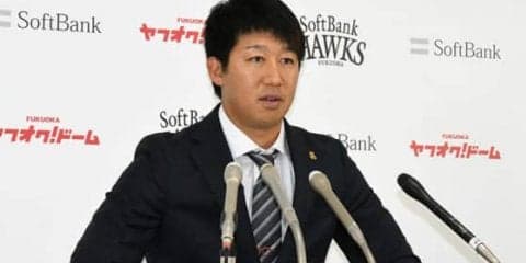 ホークス市川、現状維持でサイン　球団から「来てくれて良かった」に「嬉しい」