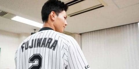 ロッテのドラ1藤原、井口監督から30/30の期待　新人王受賞ならCM出演も!?