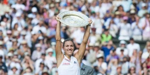 世界2位ケルバー「キャリアの中で最高の瞬間だった」。悲願のウィンブルドン優勝果たした今季を振り返る