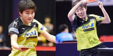 卓球・ベラルーシOP 大藤・芝田組がストレートの完勝V！今季2勝目