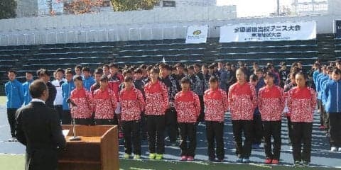東海地区優勝チーム主将・S1「勝利の為に」【第41回全国選抜高校テニス大会】