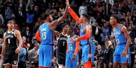 ウェストブルックとポール・ジョージを軸に好調のサンダー、強さの要因を考察する