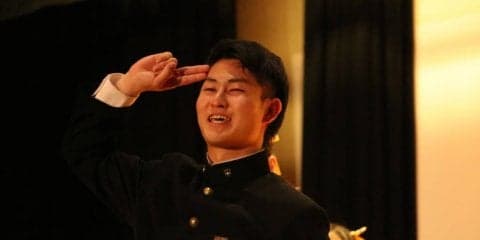 【応援団】団長・黒田雄介、人生最後の『学生注目！』。「これが最後だけど、俺にとっては人生の始まり」／あいさつ全文