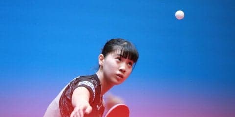 【卓球】長崎美柚、世界ジュニアで「大蛇」が登場、恐る恐る触る一幕も