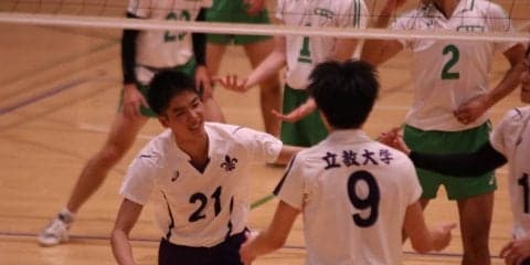 【バレーボール部】３年ぶりの大舞台。新体制は好スタート
