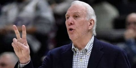 スパーズを指揮する名将、グレッグ・ポポビッチが通算勝利数で歴代4位に浮上